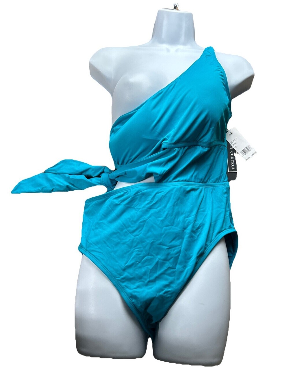 la blanca swimsuit Size 10 Women’s One Piece One Arm Tummy Control Swimwear